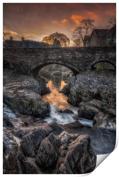 Pont y Pair Bridge Print by Paul Andrews