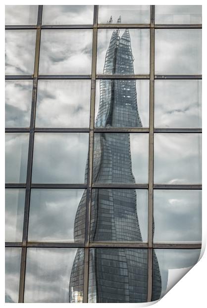 Shard Reflections #2 Print by Paul Andrews