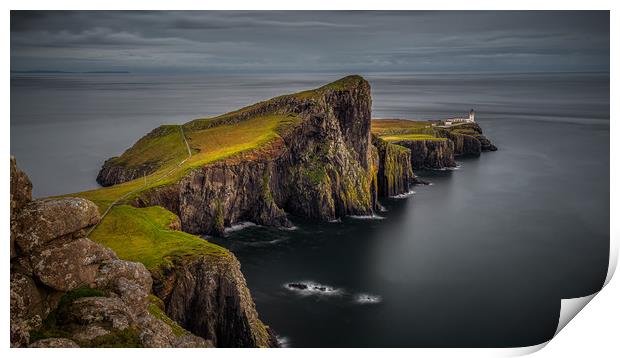 Neist Point Lighthouse Print by Paul Andrews