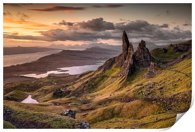 The Old Man of Storr Print by Paul Andrews