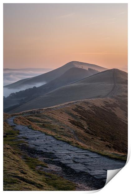Great Ridge Sunrise Print by Paul Andrews