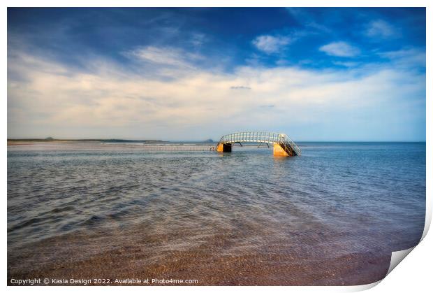 Spring Tide, The Bridge to Nowhere Print by Kasia Design