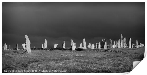 Callanish after the Storm, Lewis, Outer Hebrides Print by Kasia Design