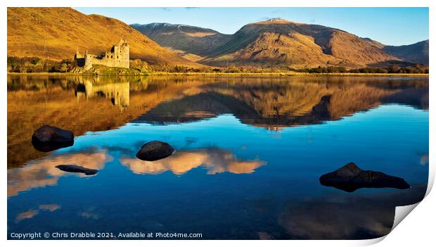 Kilchurn Castle Print by Chris Drabble