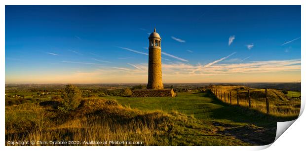 Crich Stand Print by Chris Drabble