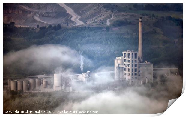 A blot on the Landscape Print by Chris Drabble