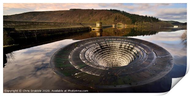 The sink hole Print by Chris Drabble