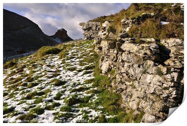 Approaching Peter's Stone Print by Chris Drabble