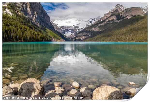 Lake Louise Print by Michael Greaves