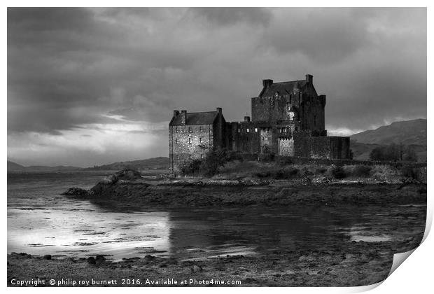 Eilean Donan Castle,Scotland Print by Philip Roy Burnett