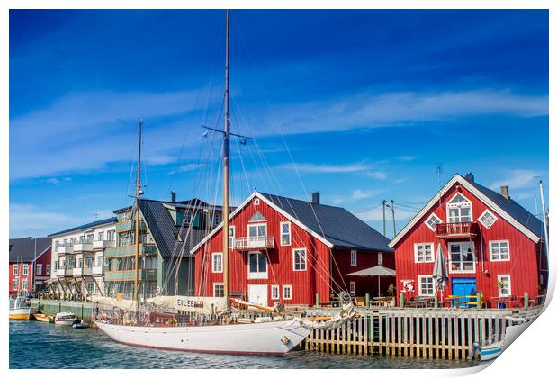 Colors of Norway Print by Hamperium Photography