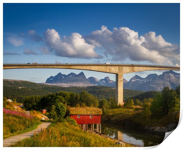 The Saltstraumen in Norway Print by Hamperium Photography