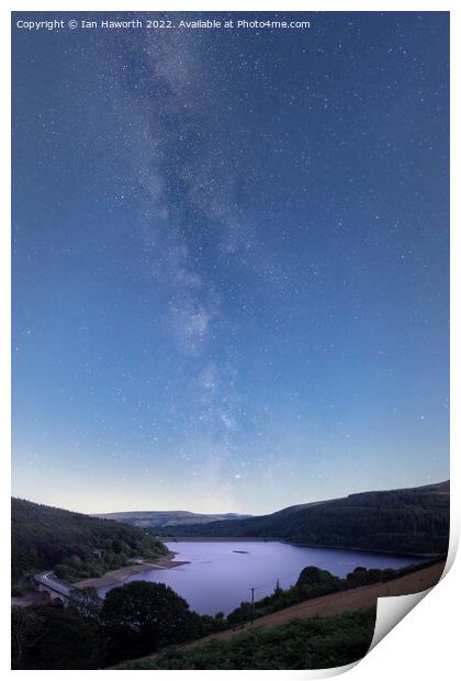 Ladybower Reservoir Print by Ian Haworth