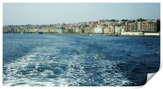 View of Santander,Spain Print by Igor Krylov