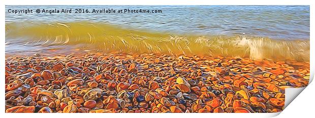 Pebbles. Print by Angela Aird
