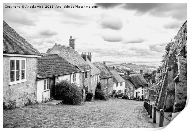 Gold Hill. Print by Angela Aird