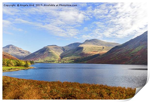 Wastwater. Print by Angela Aird