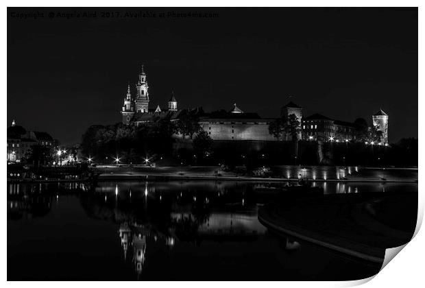 Wawel Castle. Print by Angela Aird