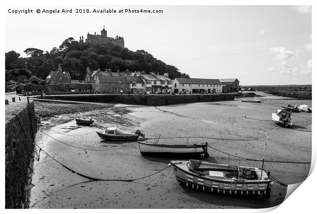 St Michael's Mount. Print by Angela Aird