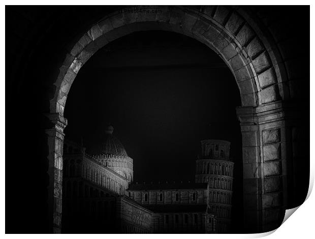 Pisa. Print by Angela Aird