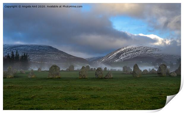 Castlerigg. Print by Angela Aird