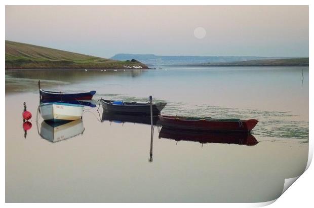 Moonfleet Lagoon Print by Henry Horton