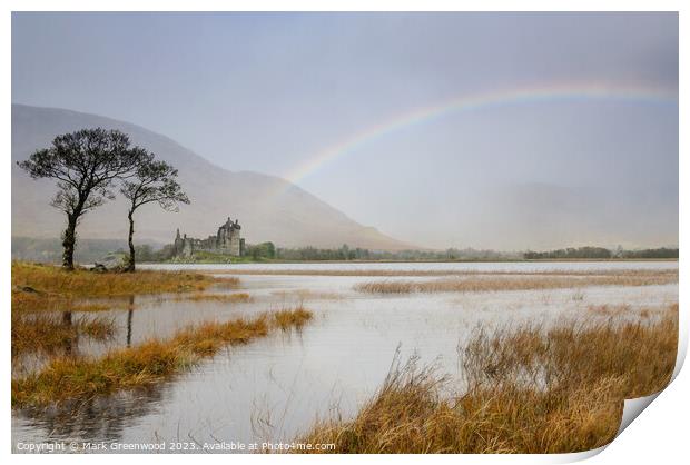 Kilchurn Castle Print by Mark Greenwood