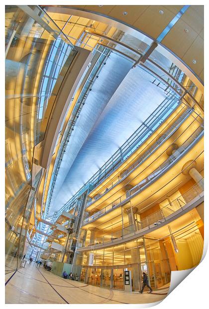 Minneapolis Central Library Print by Jim Hughes
