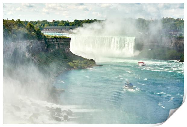 Horseshoe Falls at Niagara Print by Jim Hughes