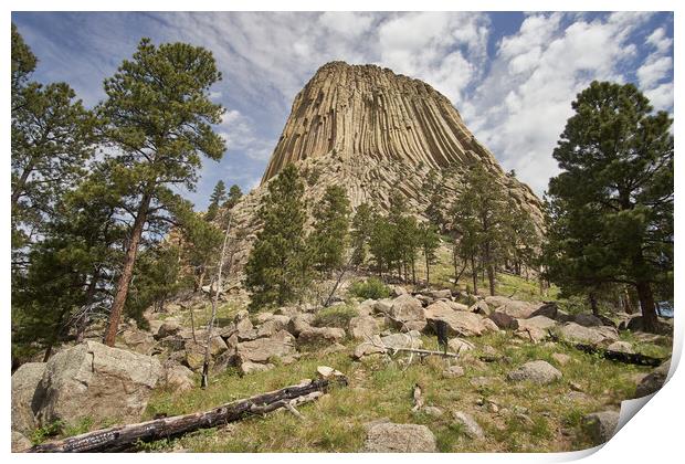 Devil's Tower, Wyoming Print by Jim Hughes