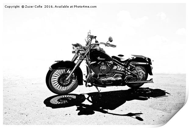 Harley Davidson Print by Zuzer Cofie