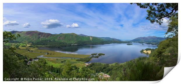 Surprise View of Derwent Water Print by Robin Purser