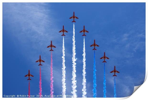 The Red Arrows Print by Robin Purser