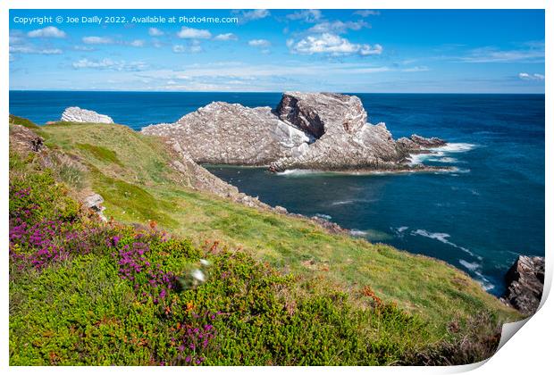 Bow Fiddle Rock, Portknockie, Scotland Print by Joe Dailly