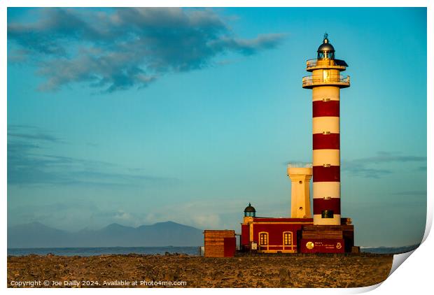  El Faro de Tostón Lighthouse  Print by Joe Dailly