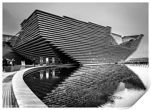 The V & A Museum in Dundee Print by Joe Dailly