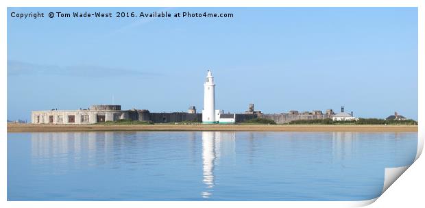 Hurst Point Lighthouse Print by Tom Wade-West