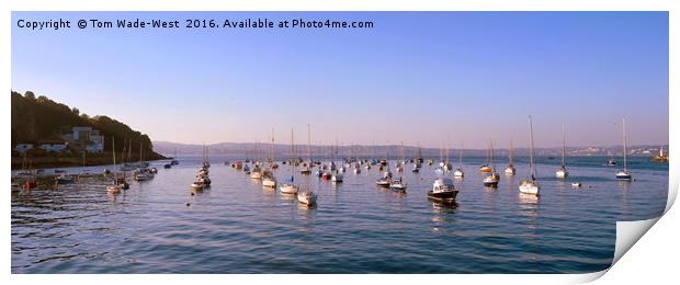 Brixham Outer Harbour Print by Tom Wade-West