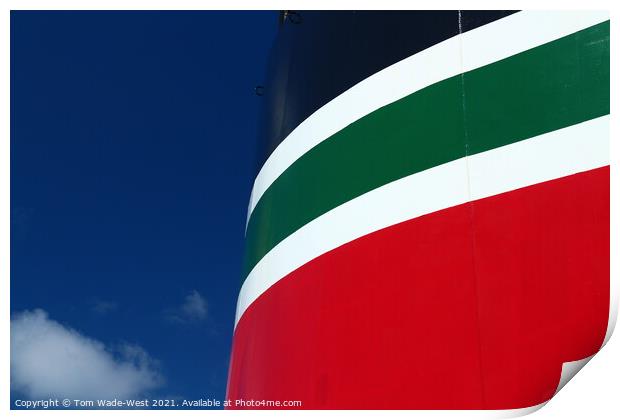 BP Shipping Funnel Colours Print by Tom Wade-West