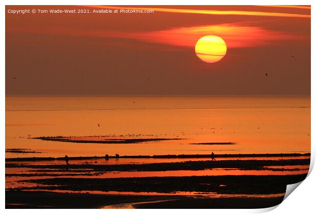 Fleetwood Sunset Print by Tom Wade-West