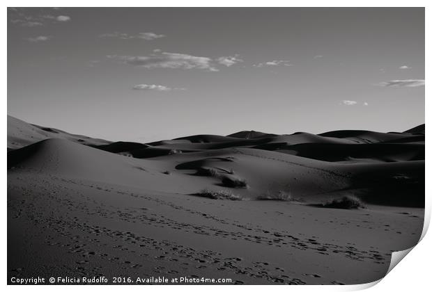 The Road Unpaved: Morocco - Mothers Natures curves Print by Felicia Rudolfo