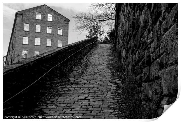 A Snicket in Halifax 2022 Print by Colin Green