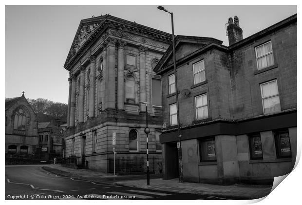 Todmorden Town Hall Print by Colin Green