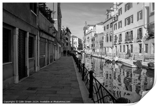 Rio Marin, Venice Print by Colin Green