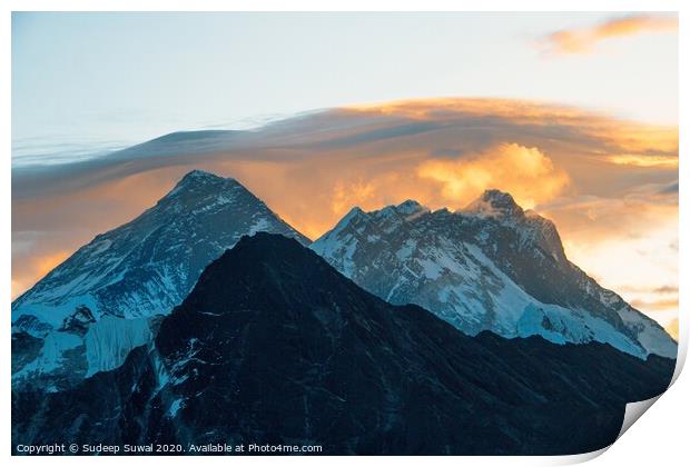 Outdoor mountain Print by Sudeep Suwal