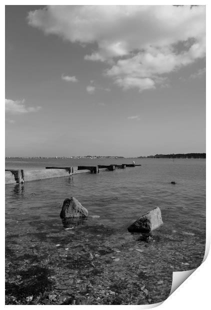 Bridge to the Sea Print by Emma Roberts