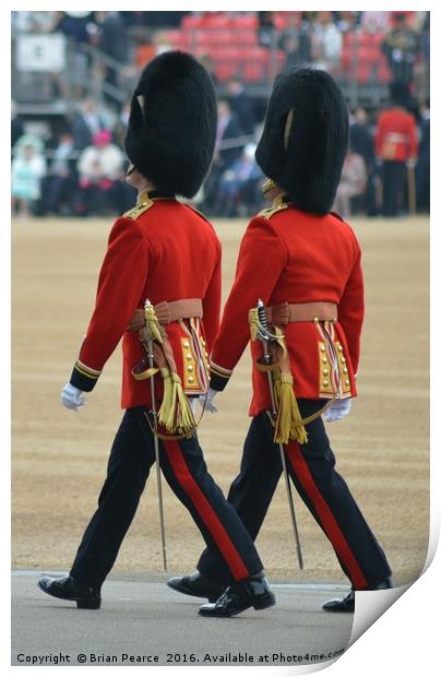 The Queens Guard Print by Brian Pearce