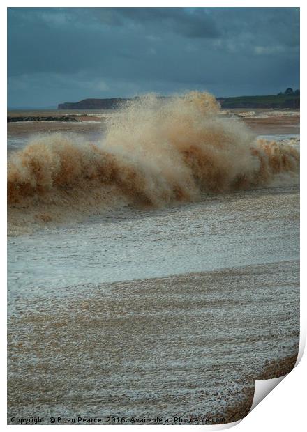 Sidmouth - Splash! Print by Brian Pearce