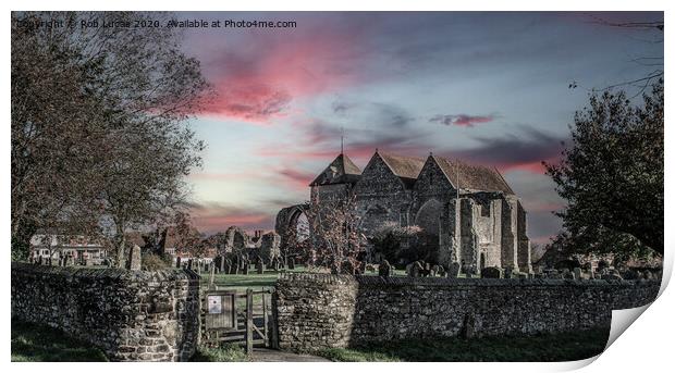 Beautiful sky over Winchelsea 2020 Print by Rob Lucas