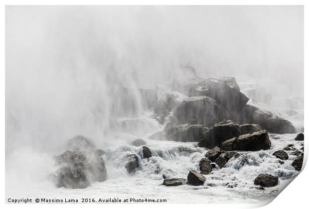 Niagara falls,Canada Print by Massimo Lama